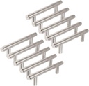 Design House 189647 Truss/Hallow Bar Cabinet, 4" Pull, Satin Nickel, 10 Pack