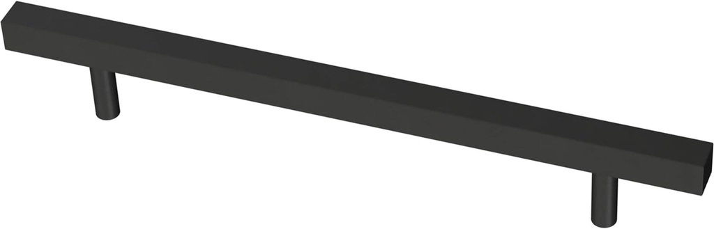 Franklin Brass Simple Square Bar (10-Pack) Cabinet Handles 6-5/16" Matte Black Cabinet Pulls Handles for Cabinets and Drawers Cabinet Hardware Dresser Handles Drawer Pulls P46658K-FB-B