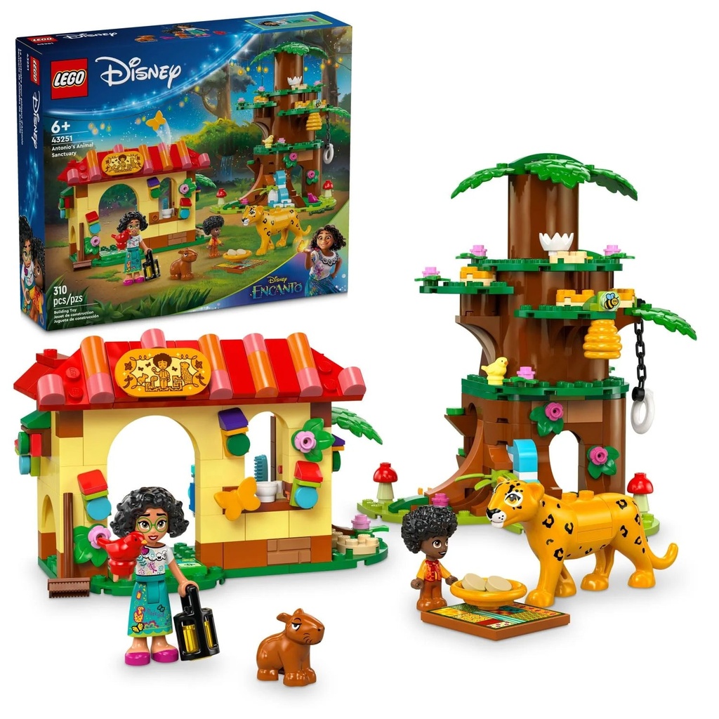 Lego|Disney Encanto Antonio’S Animal Sanctuary, Buildable Disney Toy for Kids with Mirabel Character, Fun and Imaginative Disney Gift Idea for Girls and Boys Aged 6 Plus, 43251