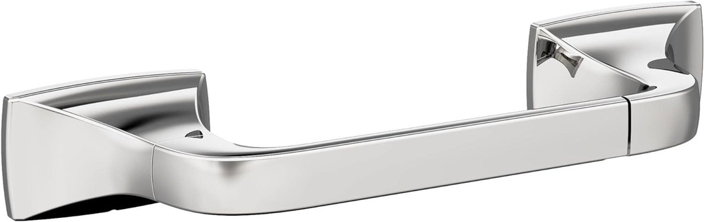 Amerock BH3601126 | Chrome Pivoting Double Post Toilet Paper Holder | 10-5/8 In. (270 Mm) Length Toilet Tissue Holder | Highland Ridge | Bath Tissue Holder | Bathroom Hardware | Bath Accessories