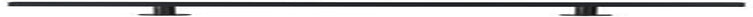 18-12SB Square Bar 12 or 15 Inch Adjustable Center to Center 18 Inch Bar Cabinet Pull - Matte Black