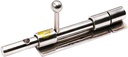 Stainless Steel Welded Barrel Bolt Latch Lock - 1/2" (12Mm) OD Dia Solid Bar (WBB9512) (Mirror Chrome)
