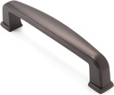 10 Pack Solid Kitchen Cabinet Handles (3-3/4" Hole Centers) - Drawer/Door Hardware - Style T765 - Oil Rubbed Bronze
