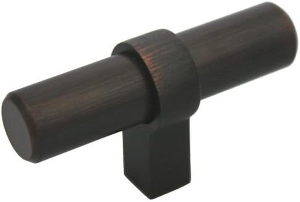 10 Pack - Cosmas 181ORB Oil Rubbed Bronze Cabinet Bar Handle Pull Knob - 2-3/8" Long