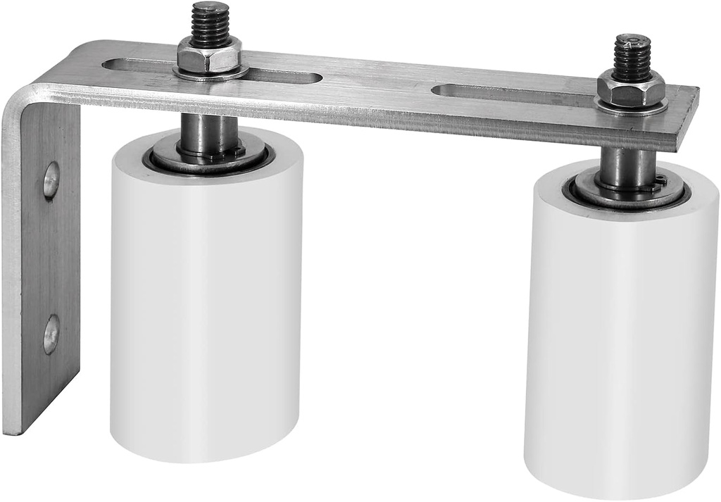 Gate Roller Guide Adjustable Nylon Rollers Heavy Duty L Shaped Bracket Sliding Gate Hardware