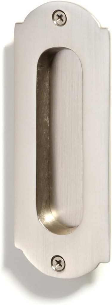 160455 Old World 5" H X 2" W Brass Pocket Door Edge Pull