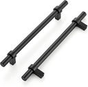 Home Expert 15 Pack Cabinet Handles 6-3/10 Inch Black Cabinet Pulls Matte Black Kitchen Cabinet Handles Drawer Pulls with Square Base Kitchen Cabinet Hardware 8-4/5 Inch Overall Length