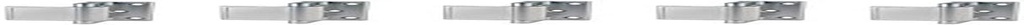 PEMKO PDL26D/15 Privacy Door Latch, Satin Chrome/Satin Nickel Finish, 1-1/2" X 2-3/4" Width, 2-3/16" Height (5)