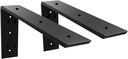 Countertop Support Bracket 2 Pack 12 Inch Heavy Duty Granite Countertop Bracket 12" X 6" X 2 1/2" Shelf L Bracket Mantel Corbels for Quartz/Granite/Wood/Concret/ Laminate Countertops