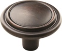 Amerock | Cabinet Knob | Oil Rubbed Bronze | 1-1/4 Inch (32 Mm) Diameter | Everyday Heritage | 25 Pack | Drawer Knob | Cabinet Hardware