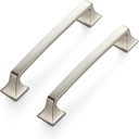 Ravinte 20 Pack Solid 5" Square Foot Cabinet Arch Pull Kitchen Cabinet Handles Brushed Nickel Cabinet Pulls Silver Drawer Pulls Kitchen Cabinet Hardware Kitchen Handles for Cabinets Cupboard Handles