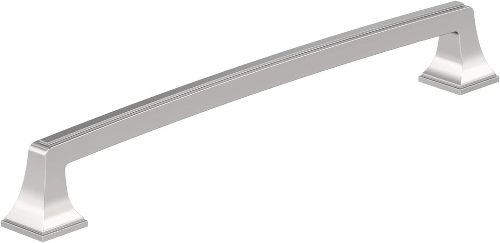 Amerock | Oversized Cabinet Hardware/Appliance Handle Pull | Polished Chrome |12 in (305 Mm) Center-To-Center Drawer Pull | Mulholland | Kitchen and Bath Hardware | Furniture Hardware