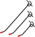 Pegboard Hooks 65 PCS - 4/6/8 Inch Sturdy and Durable L Shape Galvanized Metal Suitbale for 1/4 and 1/8 Peg Board Metal Hanging Pegboard Display Hook Holder Organizer