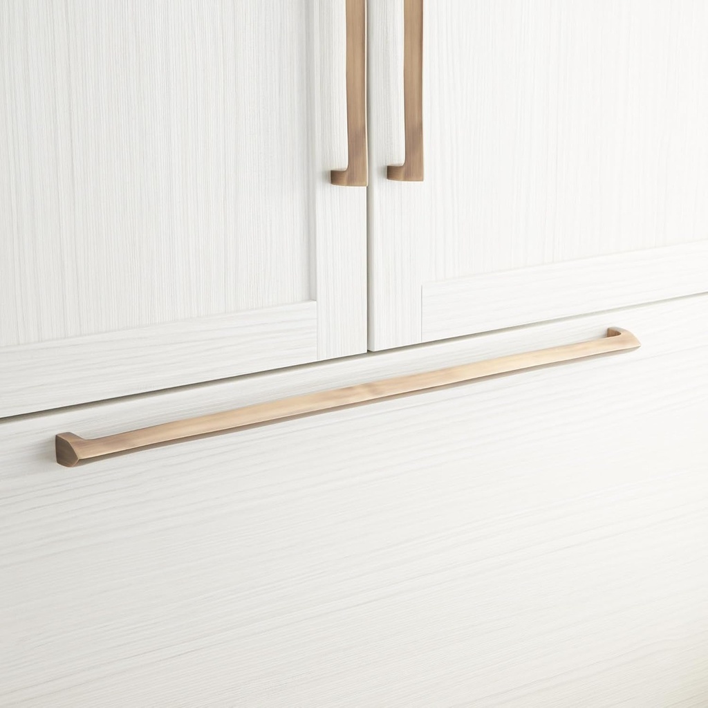 949466-2334 Rindahl 23-3/4 Inch Center to Center Appliance Pull - Antique Brass