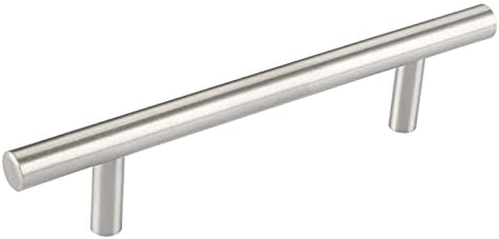 Shile 10 Pack Satin Nickel Cabinet Hardware Handle Pull 5'' Hole Center 7.8'' Overall Length