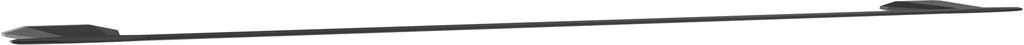 Amerock BH36044MB | Matte Black Towel Bar | 24 in (610 Mm) Towel Rack | St. Vincent | Bathroom Towel Holder | Bathroom Hardware | Bath Accessories
