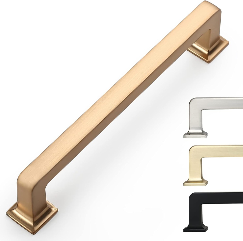 10 Pack 5 Inch Cabinet Handles Champagne Bronze Cabinet Pulls Kitchen Cabinet Hardware Kitchen Handles for Cabinets Champagne Pulls for Cabinets Dresser Pulls Drawer Pulls