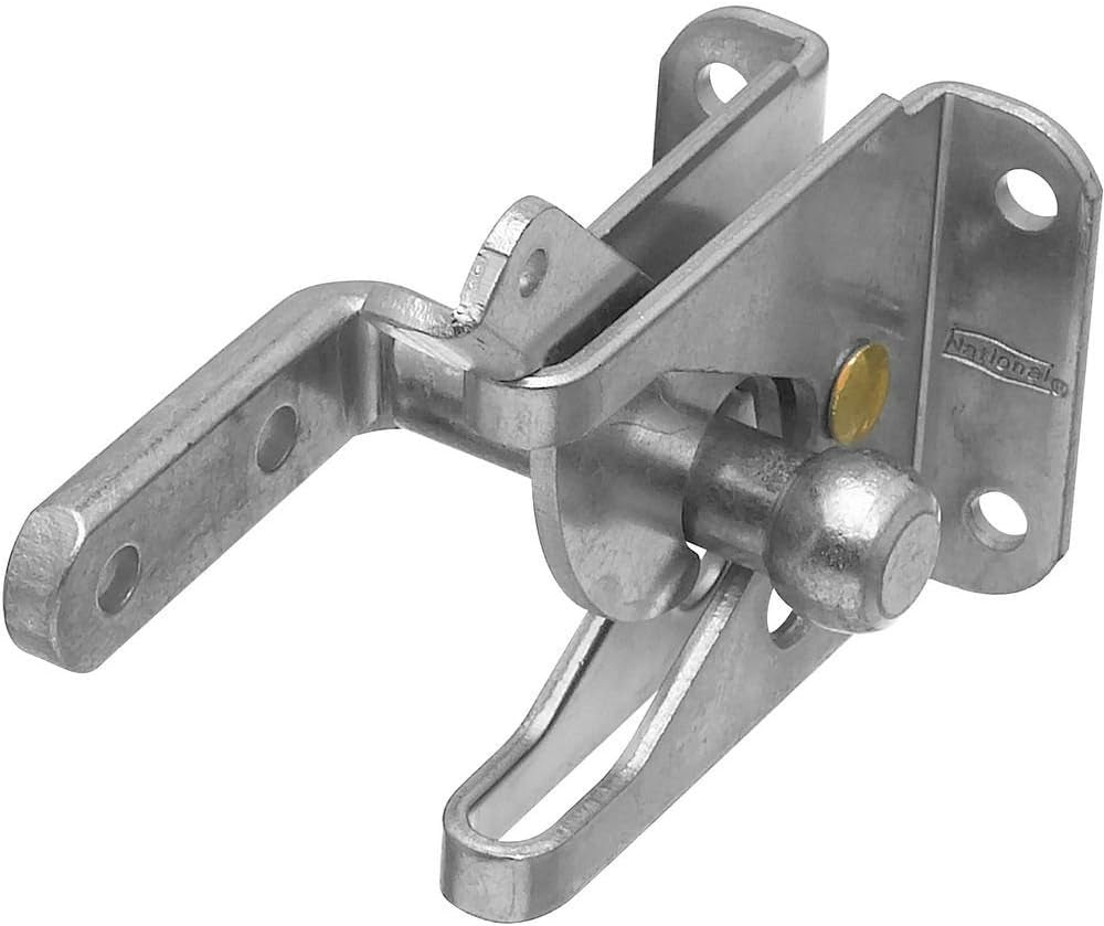 National Hardware N101-352 5 Pack V22 Automatic Gate Latch, Zinc Plated