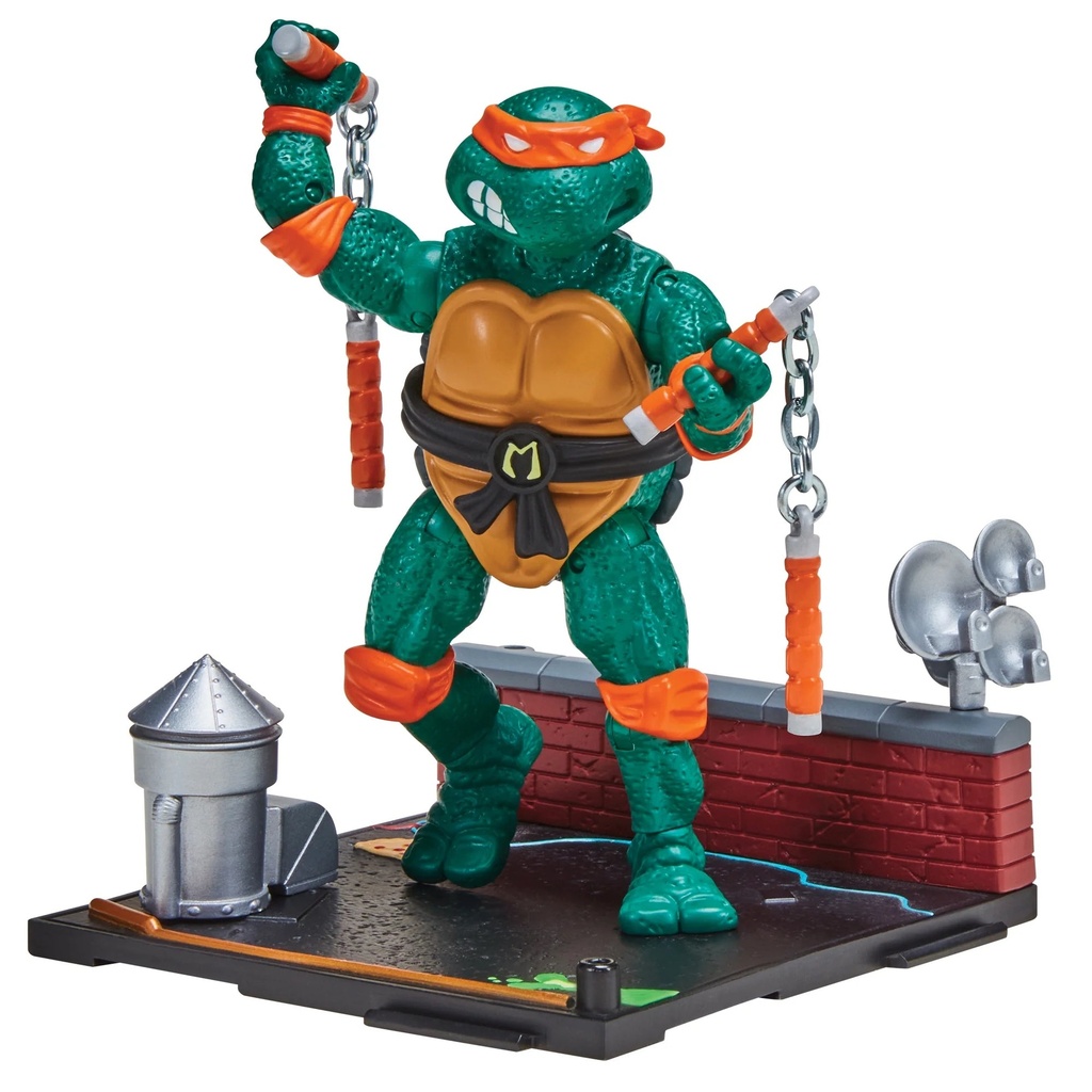 Teenage Mutant Ninja Turtles: 4” Remastered Michelangelo Action Figure by Playmates Toys