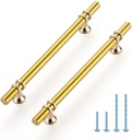 Ravinte Hardware 15 Pack 8-13/16 Inch Gold Cabinet Pulls Handles Kitchen Cabinet Handles Drawer Pulls Kitchen Cabinet Hardware Cupboard Handles Dresser Drawer Pulls 6-1/4 Inch CC