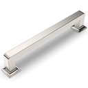 Amerdeco 10 Pack Brushed Satin Nickel Cabinet Pulls 5 Inch(128Mm) Hole Centers Kitchen Cabinet Handles Cabinet Hardware Kitchen Handles for Cabinets Cupboard Handles Drawer Pulls ZH0019
