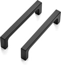 Ravinte 30 Pack SOLID 3-3/4 Inch Kitchen Square Cabinet Handles Matte Black Cabinet Pulls Drawer Pulls Kitchen Cabinet Hardware Flat Black Kitchen Handles