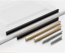 10 Pack Kitchen Cabinet Pulls - Kitchen Cabinet Handles for Dresser Drawers - L-Shaped Cross Sections (7.48 Inches,Silver)