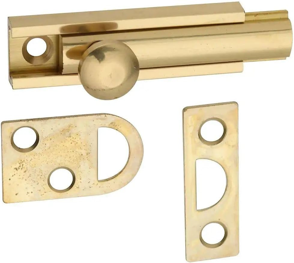Surface Bolt 2 Brass