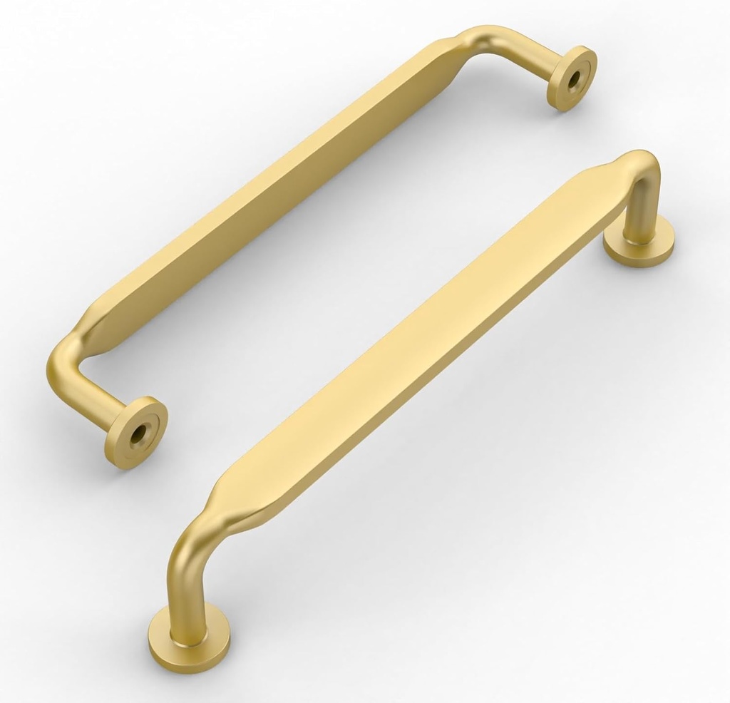 10 Pack 5 Inch(128Mm) Matte Gold Cabinet Pull Gold Kitchen Cabinets Handles Cabinet Hardware for Cupboard Handles Kitchen Pulls for Cabinets Drawer Pulls