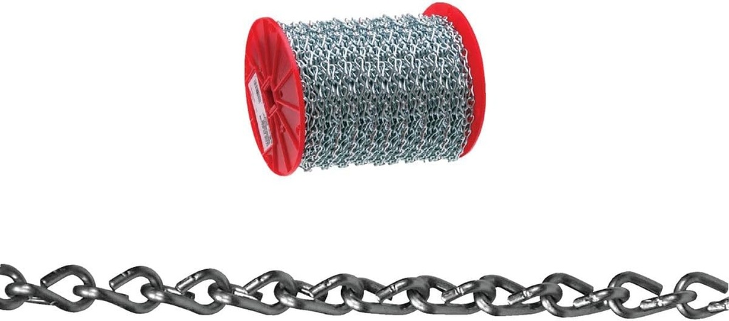 Campbell Tool Chain Double Jack Link #16 Brass Glo 200' per Roll