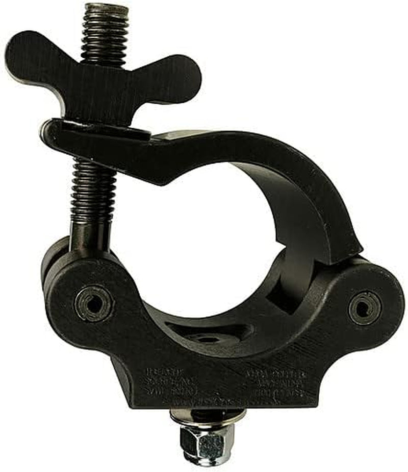 The Light Source Mega-Coupler with Flat Head Bolt, M12 Metric Hardware, Black Anodized
