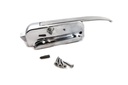 Kason 0056 Polished Chrome Latch Body with Hardware KIT