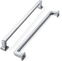 Khtumeware 10 Pack Polished Chrome Cabinet Pulls, 8-3/4 Inch(224Mm) Hole Centers Cabinet Handles Kitchen Hardware Straight Bar for Cabinets and Drawer Pulls