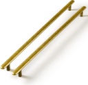 Goo-Ki Retro Antique Brass Zinc Alloy Cabinet Handles - 12.6''(320Mm) Hole Center Affordable Luxury Cabinet Pull Hardware for Bedroom, Kitchen, 6 Pack