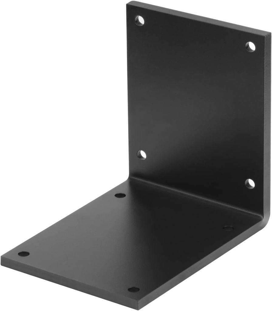 Eoere 2 PCS 8" Heavy Duty Steel Corner Brackets L 90 Degree Countertop Support Fireplace Mantel Brackets DIY L Shelf Brackets, Thickness 7/32"(5.8Mm), Max Load 660Lbs