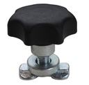 L Track Double Lug Threaded Stud Fitting with Knob 4 Pack