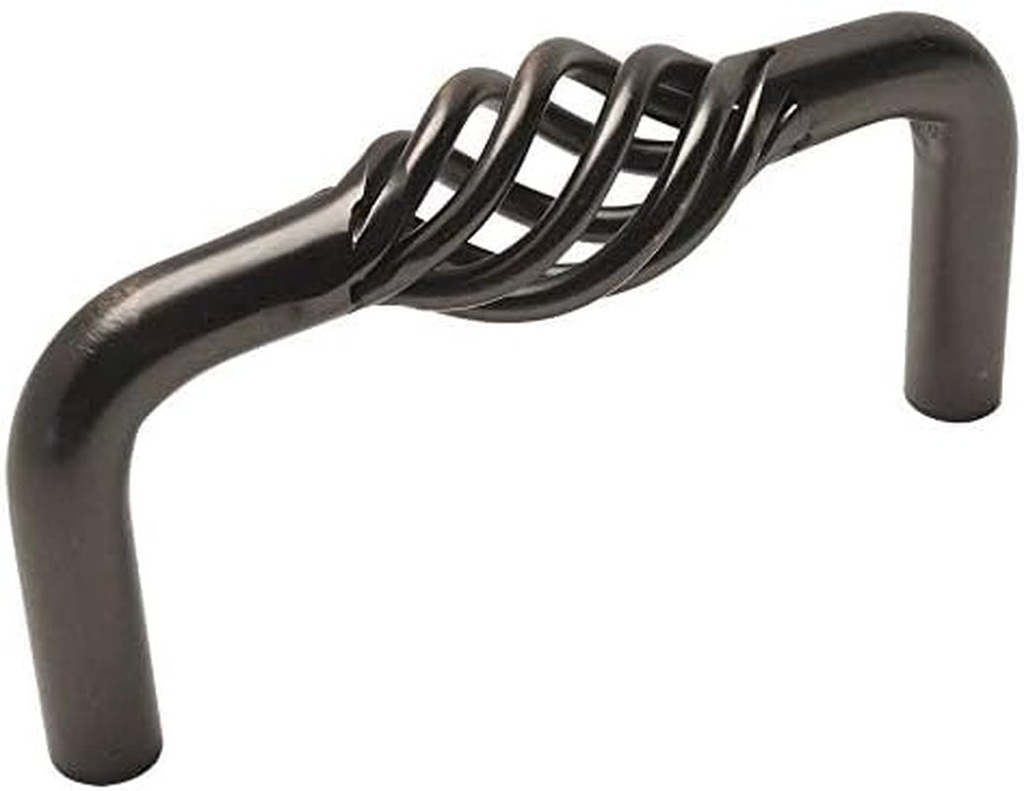 10 Pack - Cosmas 9992-030ORB Oil Rubbed Bronze Birdcage Cabinet Hardware Handle Pull - 3" Hole Centers