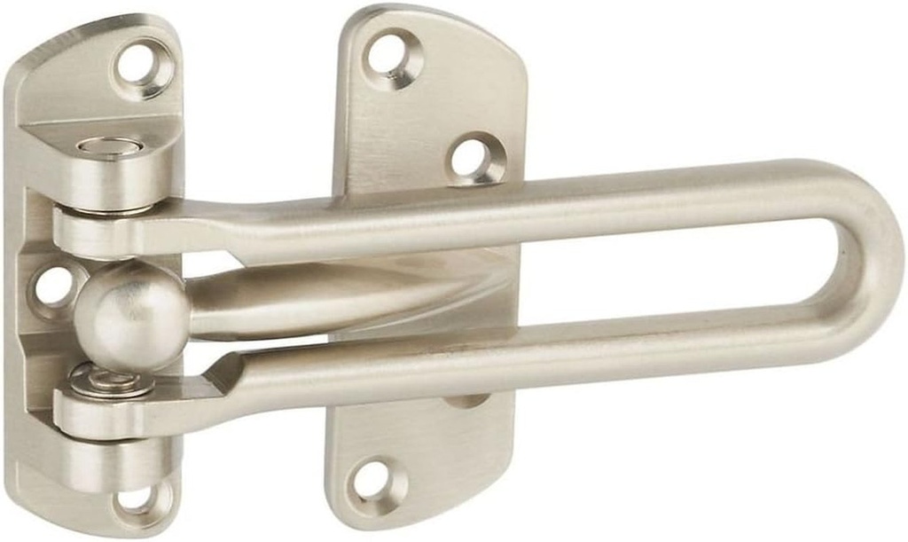 National Hardware N335-984 10 Pack V804 Door Security Guard, Satin Nickel