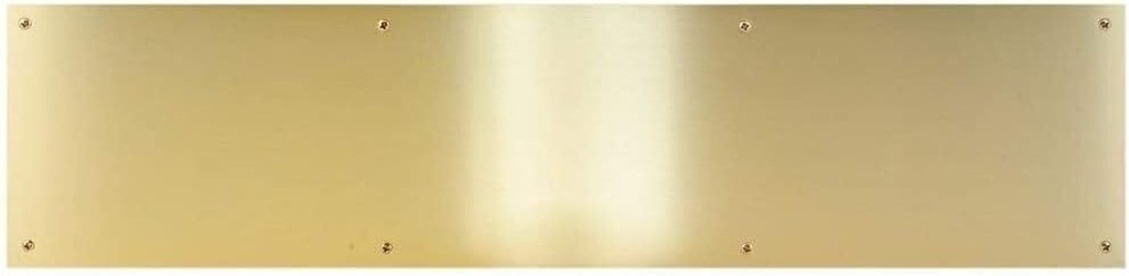 GDI Hardware - Metal Aluminum Kick Plate - 3/64-Inch Thick - Choose the Height and Width for Your Door (Duro Coated/Dark Brown, 12" X 34")