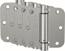 HOSOM Self Closing Door Hinge 3.5 Inch, Spring Hinge, Adjustable Tension for Interior Door, UL Listed, for Left and Right Hand Door, 5/8'' Radius Corners, Brushed Nickel, 4 Pack