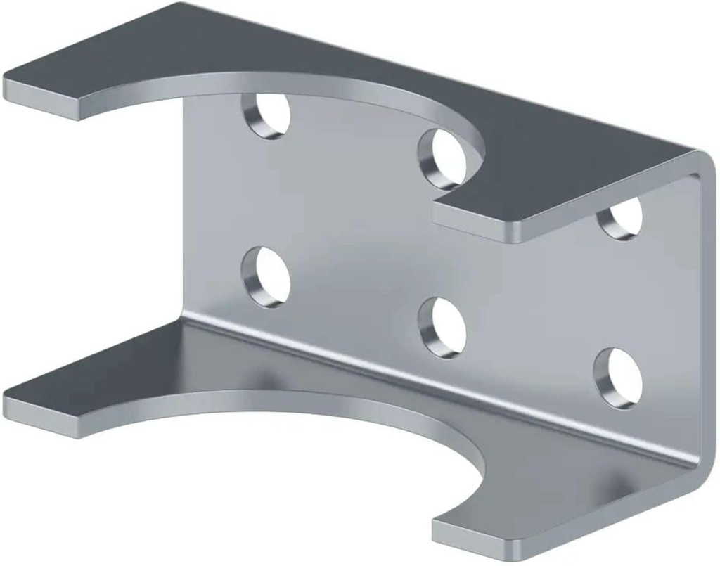 Ghost Controls AX4R round Post Adapter Brackets to Adapt to 4 Inch round Steel Posts for Automatic Gate Opener Systems