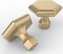 10 Pack Kitchen Cabinet Knob Brushed Gold Dresser Knobs Drawer Knobs Kitchen Cabinet Hardware Knobs for Dresser Drawers