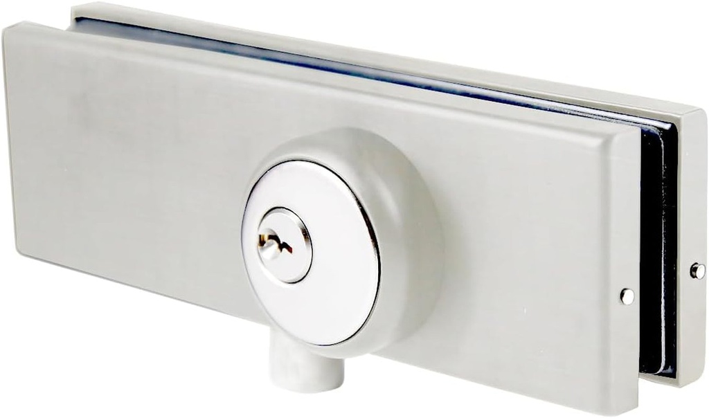 Stainless Steel 304 Grade PF-DB Lock Vertical Patch Lock for 1/2" (12 Mm) Glass Thickness (Satin Brush Finish)