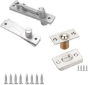 Door Pivot Hinges Heavy Duty Pivot Hinge for Wood Door with Door Ball Catch Hardware for Max 200 Lb Heavy Duty Wood Door
