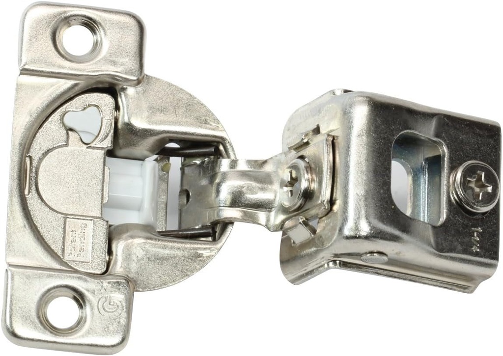 10 Pack Rok Hardware Grass TEC 864 108 Degree 1-1/4" Overlay 3 Level Soft Close Screw on Compact Cabinet Hinge 04547A-15 3-Way Adjustment 45Mm Boring Pattern