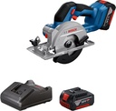 18V System Cordless Circular Saw GKS 18V-51 (Brushless Motor, Incl. 2X 18V GBA 4.0Ah Batteries, GAL 18V-20 Charger, 1X Saw Blade (140Mm), Parallel Guide)