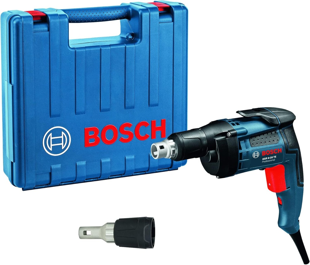 GSR Professional 6–25 TE 701 Watts / Rated Input Power, 6.0 MM Drilling Screws-Diameter: 20 NM Torque, Depth Stop, Magnetic Holder, Universal Case