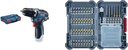 GSR 12V-35 (Body Only, L-Boxx) Brushless 12V D/Driver + 2607017464 40 Pieces Drill Set, Amazon Exclusive (Pick and Click, Extra Hard Screwdriver Bits, with Universal Holder), Set of 40