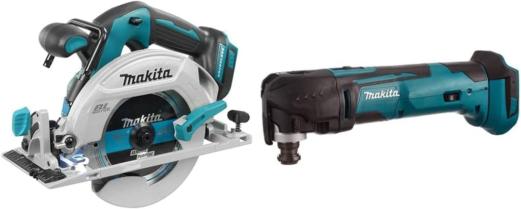 DHS680Z 18V Li-Ion LXT 165Mm Brushless Circular Saw - Batteries and Charger Not Included & DTM51Z Multi-Tool, 18 V,Blue