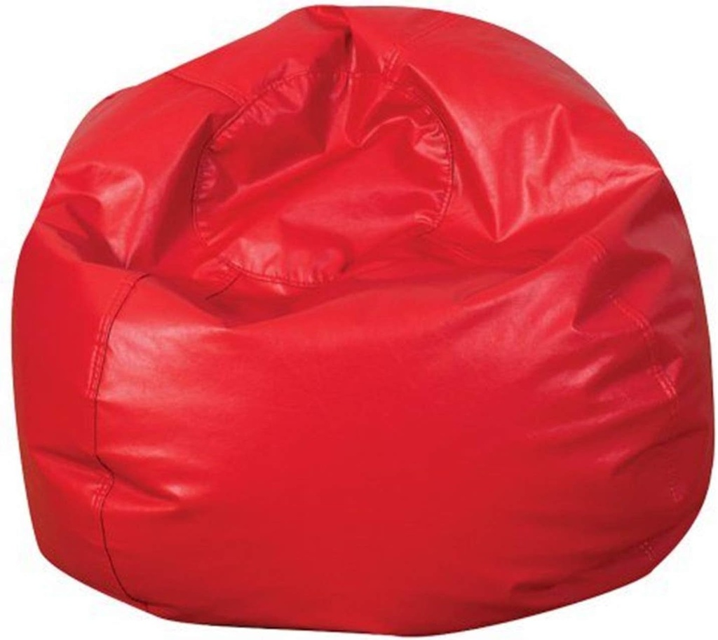 Children'S Factory - CF610-003 26" Kids Bean Bag Chairs, Flexible Seating Classroom Furniture, Beanbag Ideal for Boy/Girl Toddler Daycare or Playroom, Red